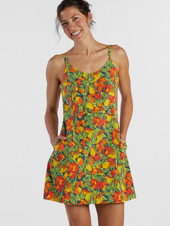 Toad&Co Dresses & Skirts - Toad & Co. Sleeveless Sport Dress In Citrus Print Size L